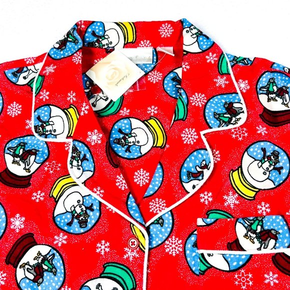 Snow Globe Pajama Set of Top/Pants by Intimate Essentials - XL - NWT - Picture 2 of 15